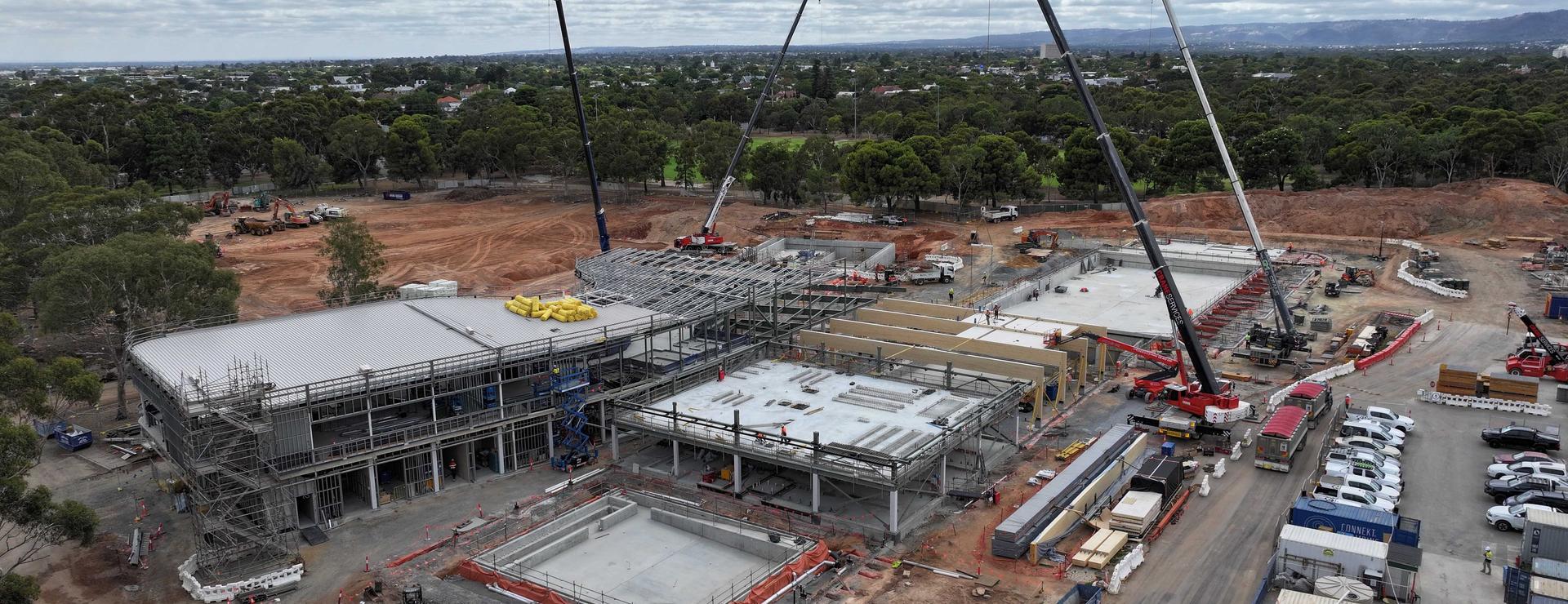HES_REF_Adelaide_Aquatic_Centre_AU_20250224_001_Drohne__copy__Sarah_Constructions_Pty_Ltd | © Sarah Constructions Pty Ltd Roger Knight