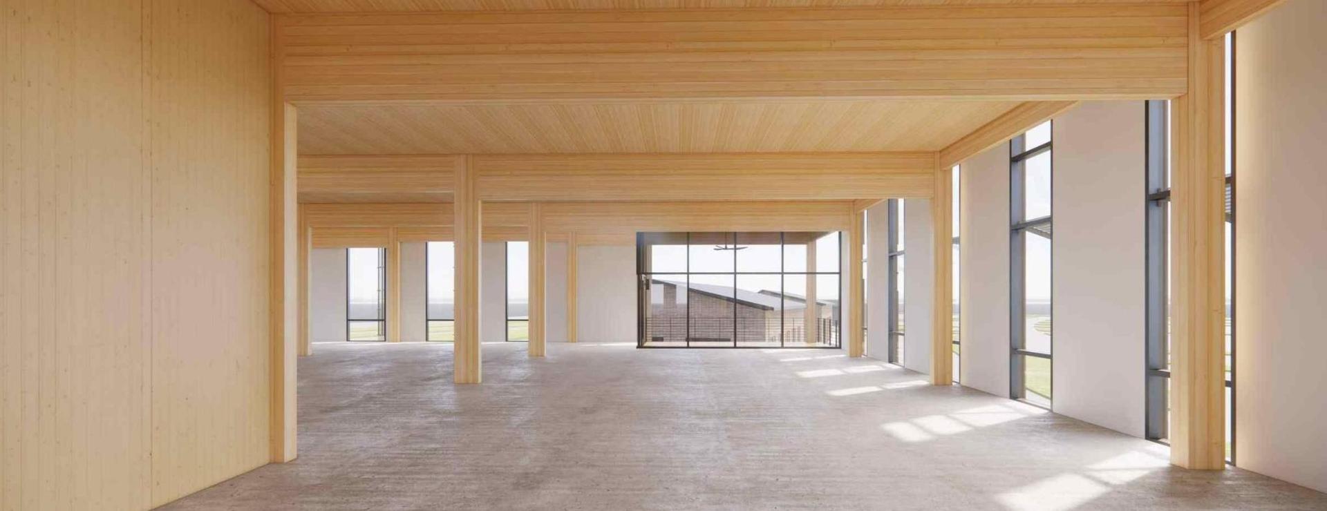 HNT_REF_Bridgeland_Mass_Timber_Office_Rendering_003__copy__Howard_Hughes_Development_Corporation__StructureCraft | © Howard Hughes Development Corporation | StructureCraft
