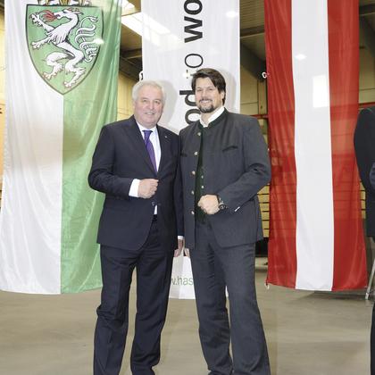 _c_foto_strametz106 | © CEO Christoph Kulterer mit LH Hermann Schützenhöfer.