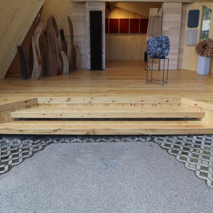 IMG_1509_C_Albert_Wiltsche | © Wunderschön integrieren sich die Kunstwerke von Johann Wieltsche in das innovative Projekt von HASSLACHER NORICA TIMBER © Albert Wiltsche