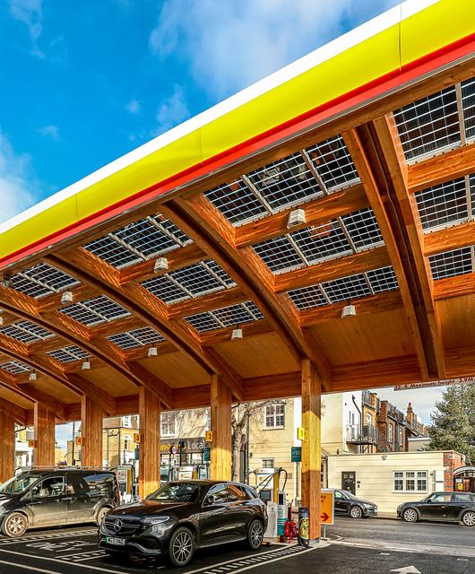 Shell_Electric_Vehicle_Carhging_Hub_Fulham_ArteliaUK_GJP_0563__copy__Gary_Britton | © HASSLACHER Gruppe | Gary Britton