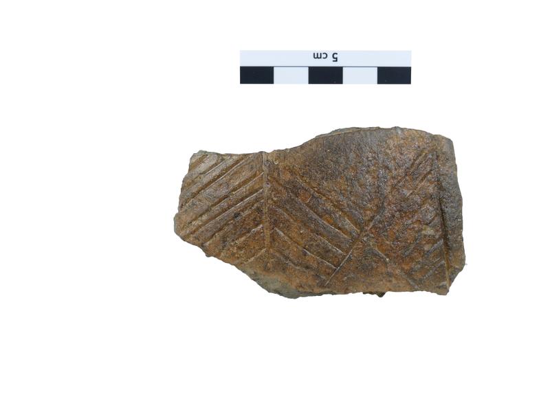 07_Spatmittelbronzezeitliches_Keramikfragment_14__Jhdt__v__Chr | © Spätmittelbronzezeitliches Keramikfragment 14 Jhdt. v. Chr. © Kulturpark Hengist